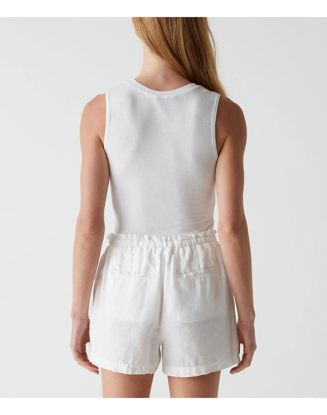 Paulette Linen Short | White MICHAEL STARS