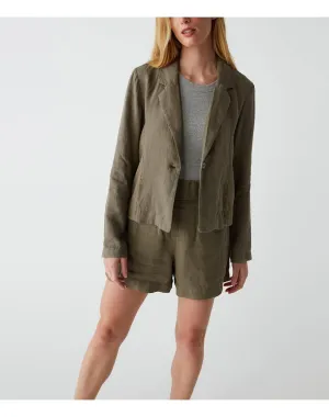 Pearson Linen Blazer | Camo MICHAEL STARS