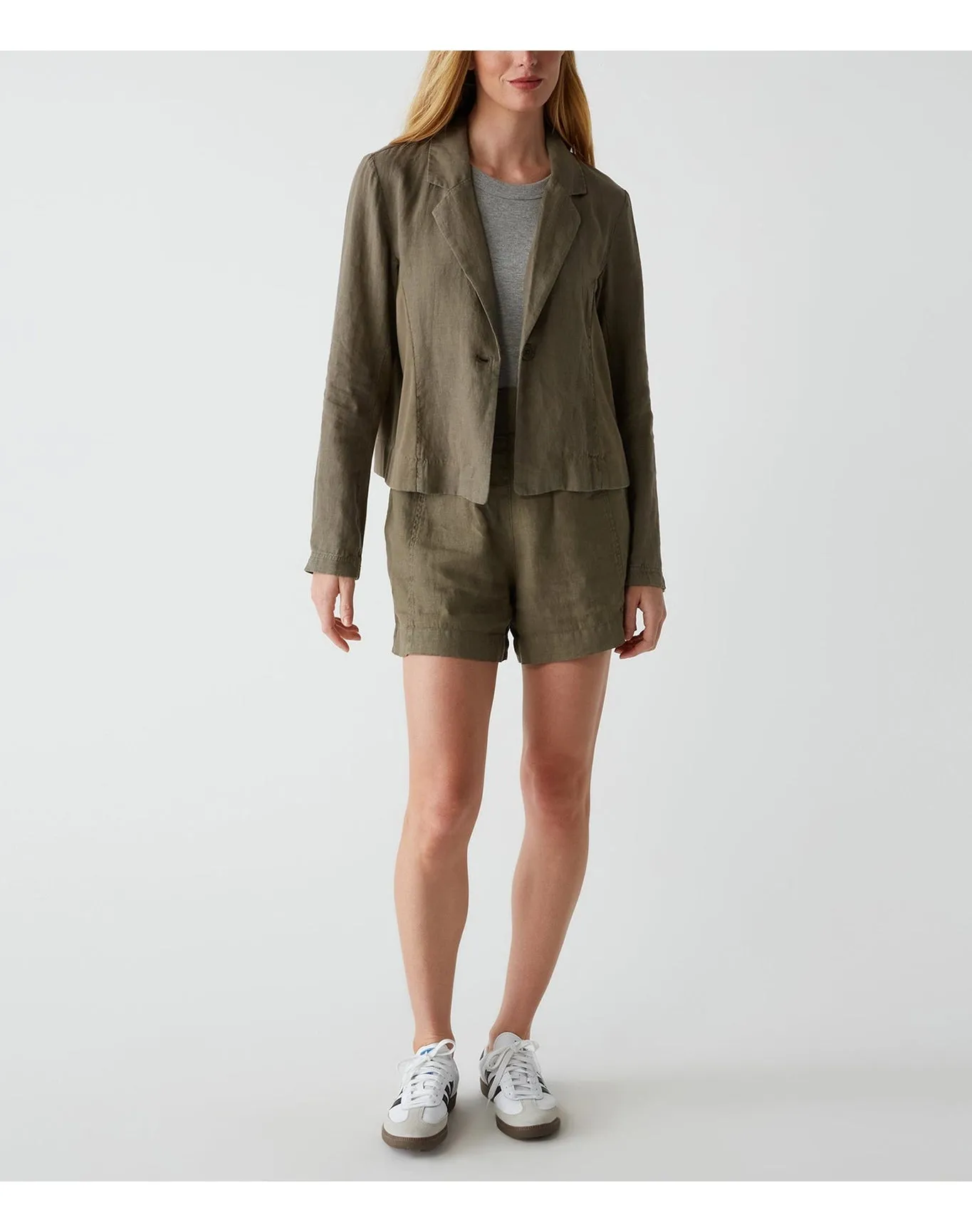 Pearson Linen Blazer | Camo MICHAEL STARS