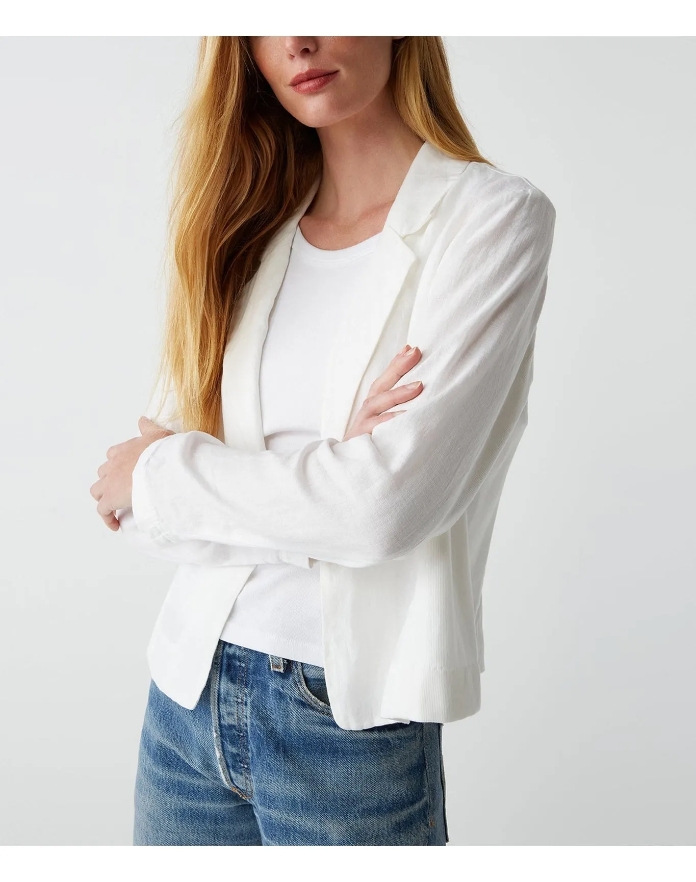 Pearson Linen Blazer | White MICHAEL STARS