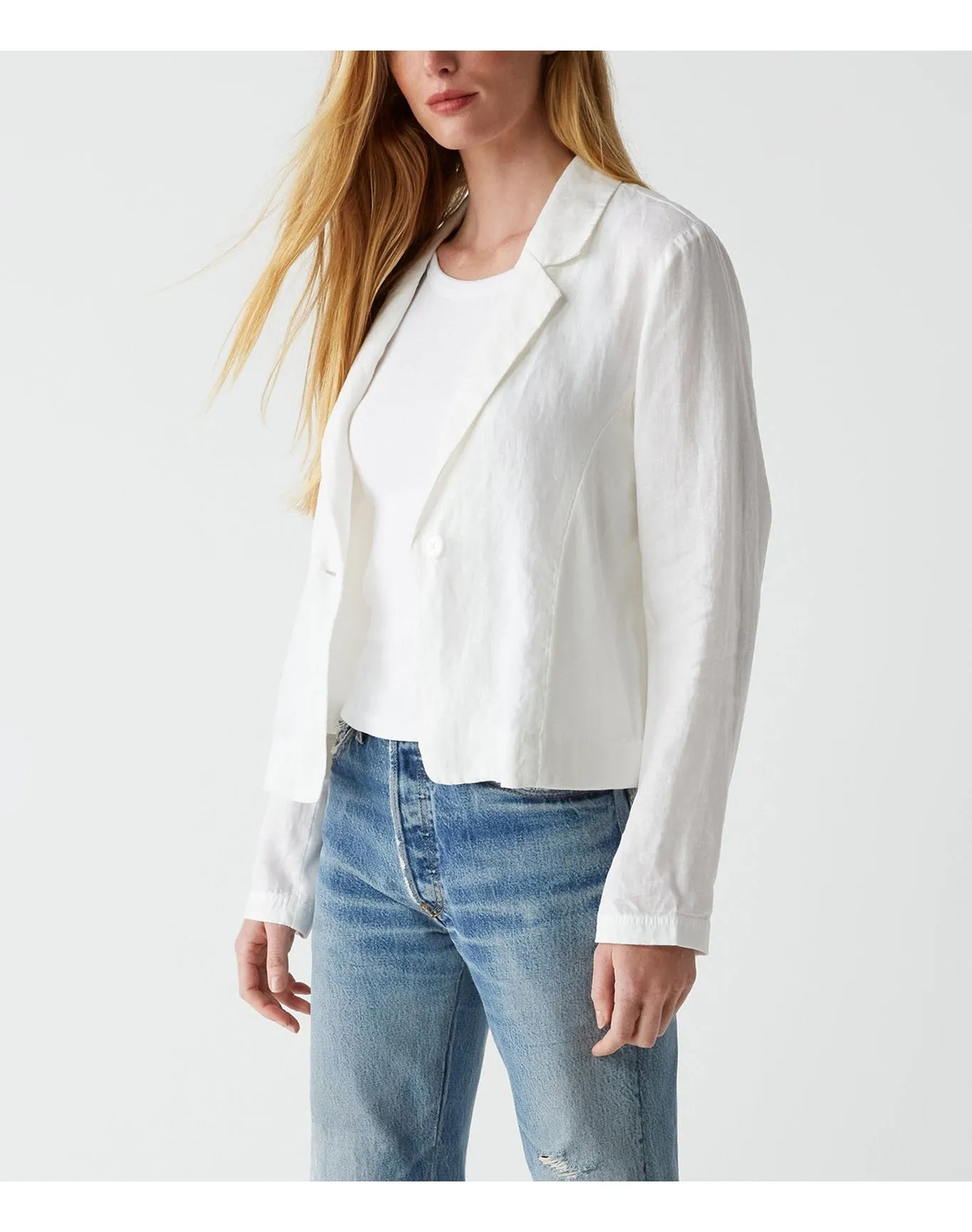 Pearson Linen Blazer | White MICHAEL STARS
