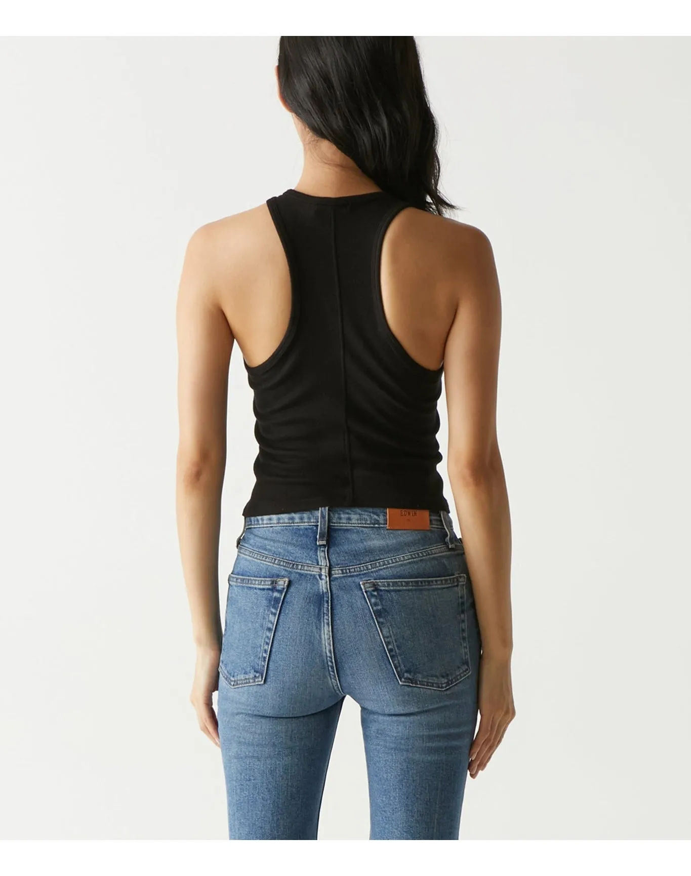 Pina Ribbed Halter Tank | Black MICHAEL STARS