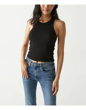 Pina Ribbed Halter Tank | Black MICHAEL STARS