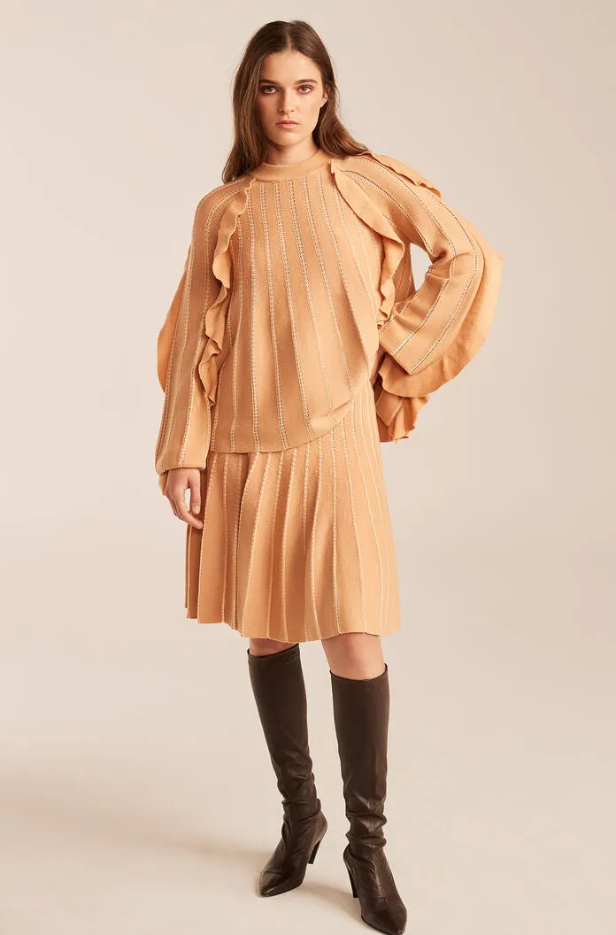 Pleat Stitch Skirt | Sunkiss REBECCA TAYLOR