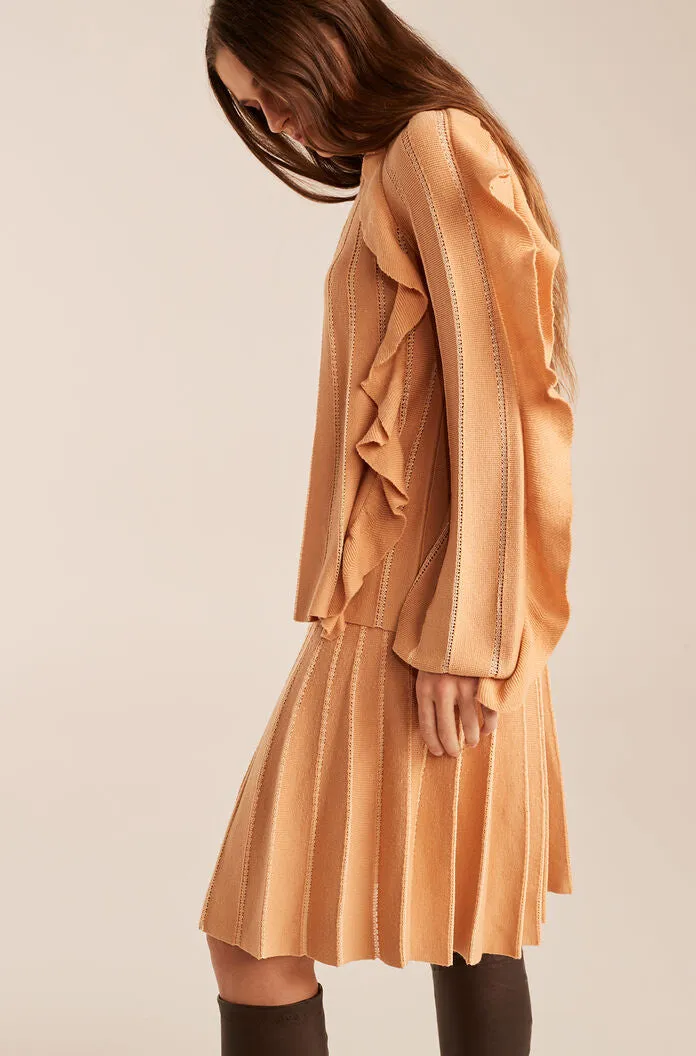 Pleat Stitch Skirt | Sunkiss REBECCA TAYLOR