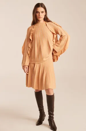 Pleat Stitch Skirt | Sunkiss REBECCA TAYLOR