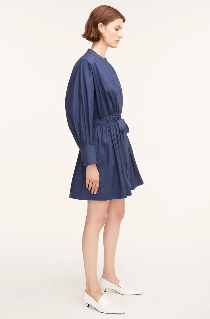 Poplin Long Sleeve Romper | Royal Blue REBECCA TAYLOR