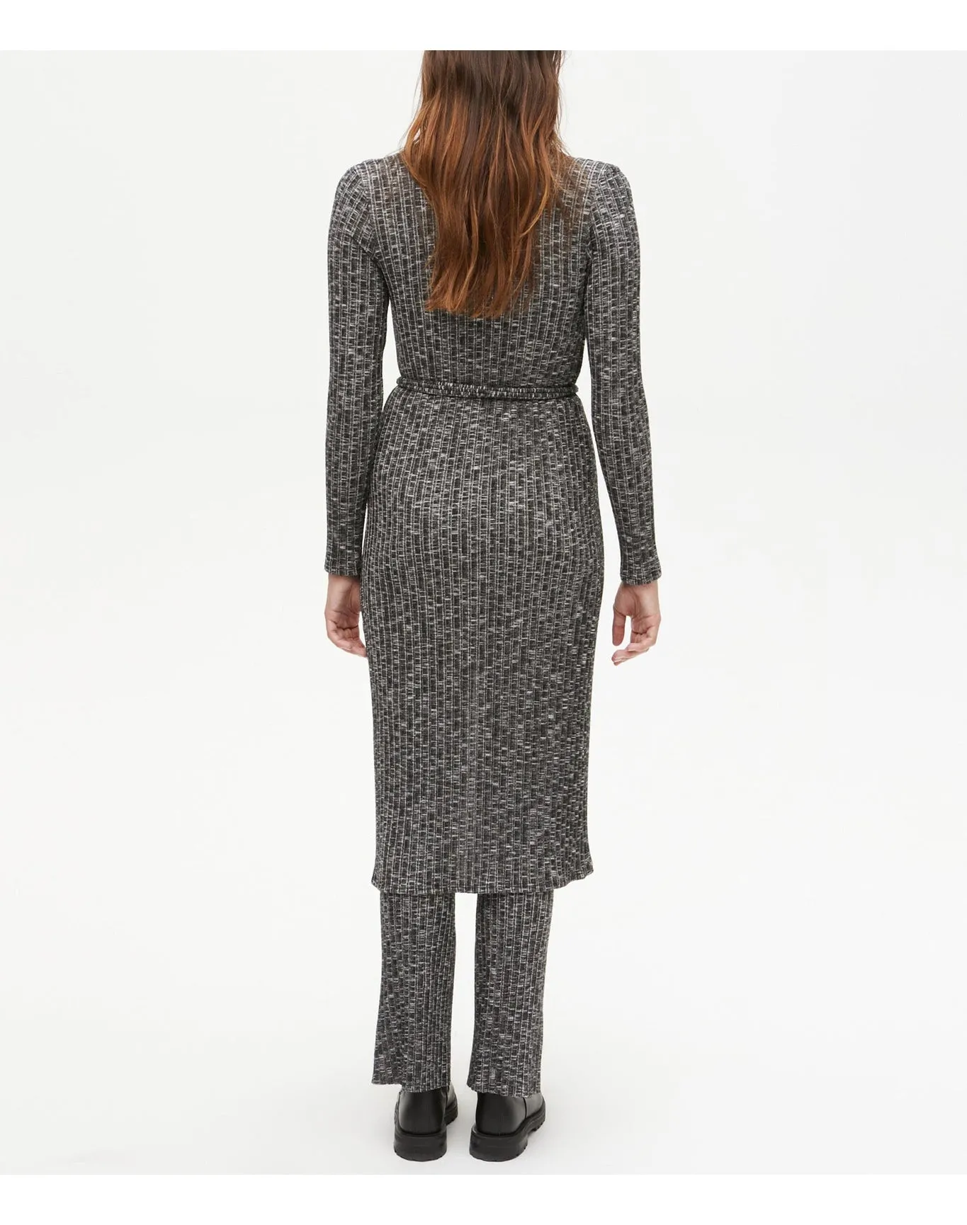 Priya Ribbed Pant | Black Marl MICHAEL STARS