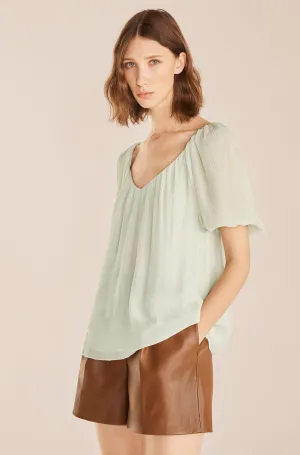Puff Sleeve Top | Aloe REBECCA TAYLOR
