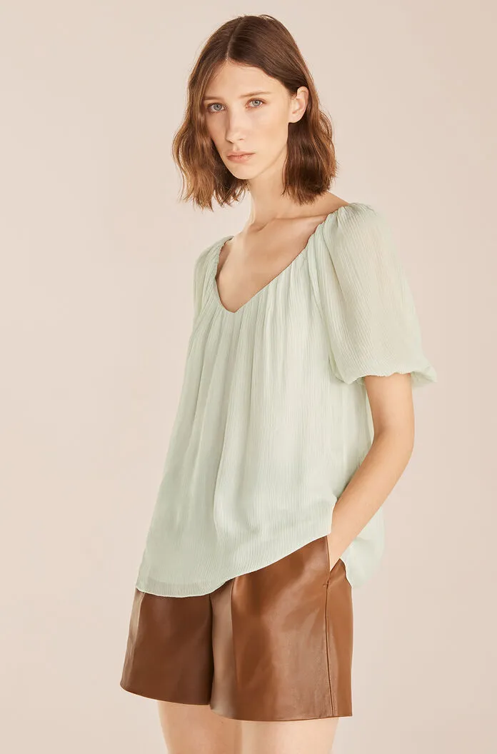 Puff Sleeve Top | Aloe REBECCA TAYLOR