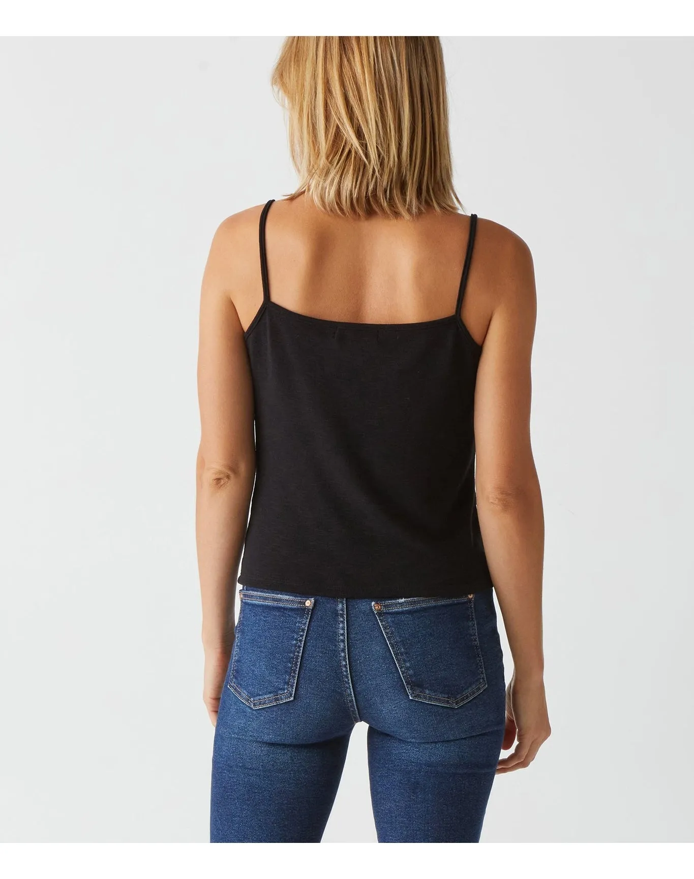 Raven Lace Trim Camisole | Black MICHAEL STARS