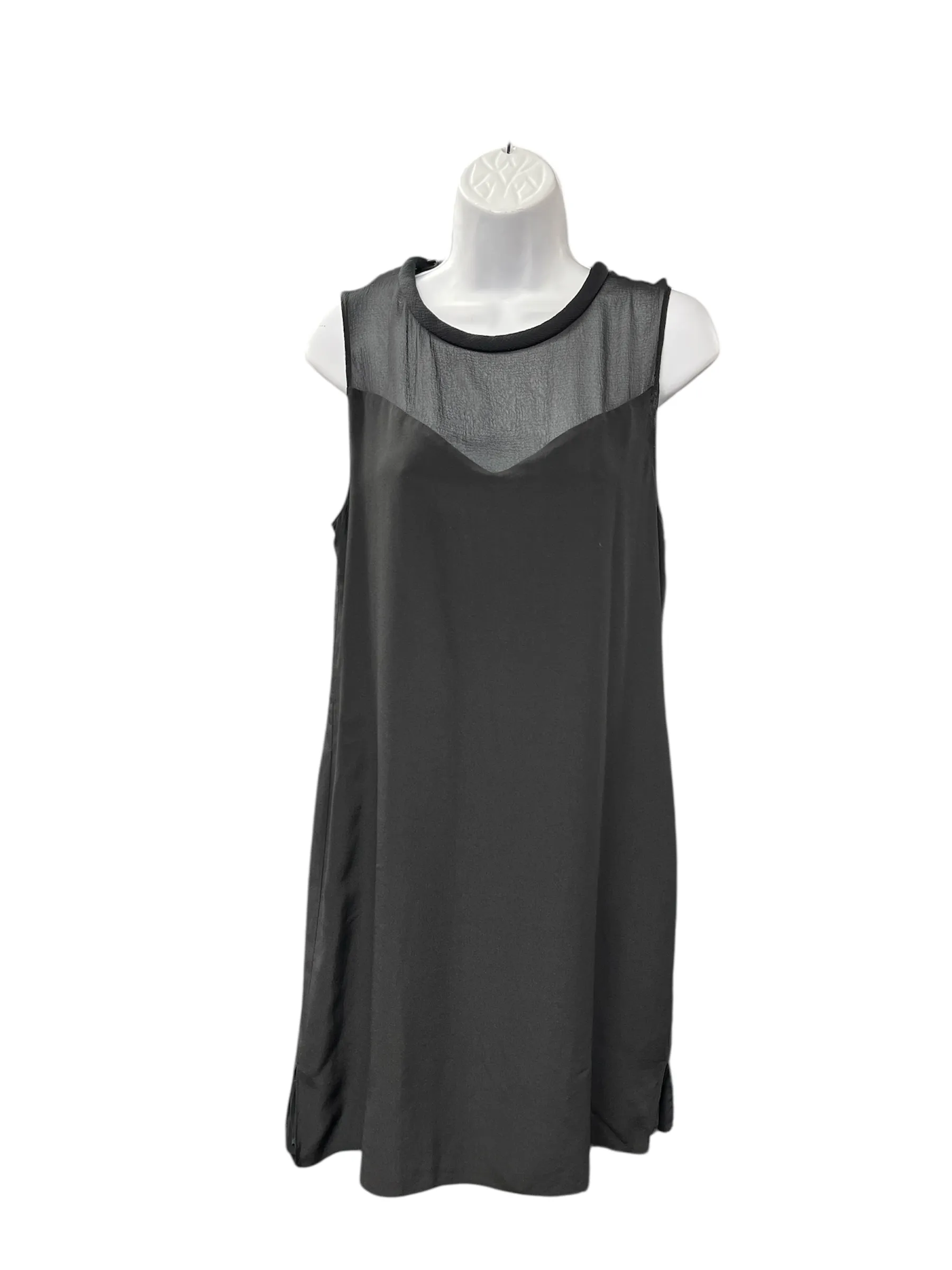 Rebecca Taylor Silk Dress Black 10