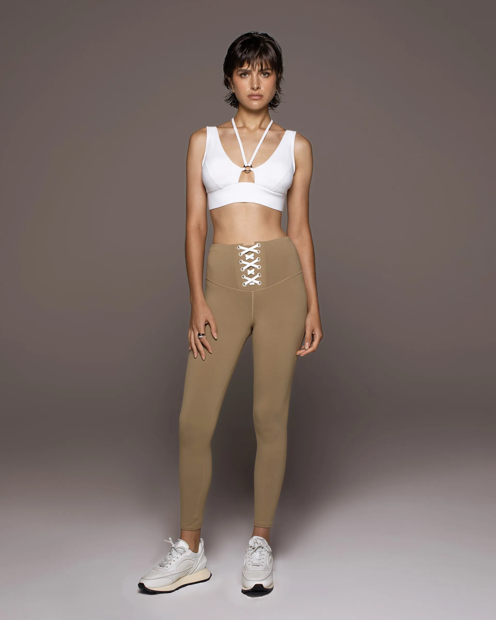 Rebel Legging | Sable/White MICHI