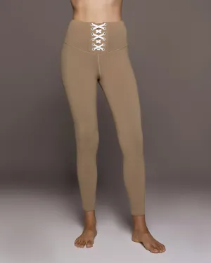 Rebel Legging | Sable/White MICHI