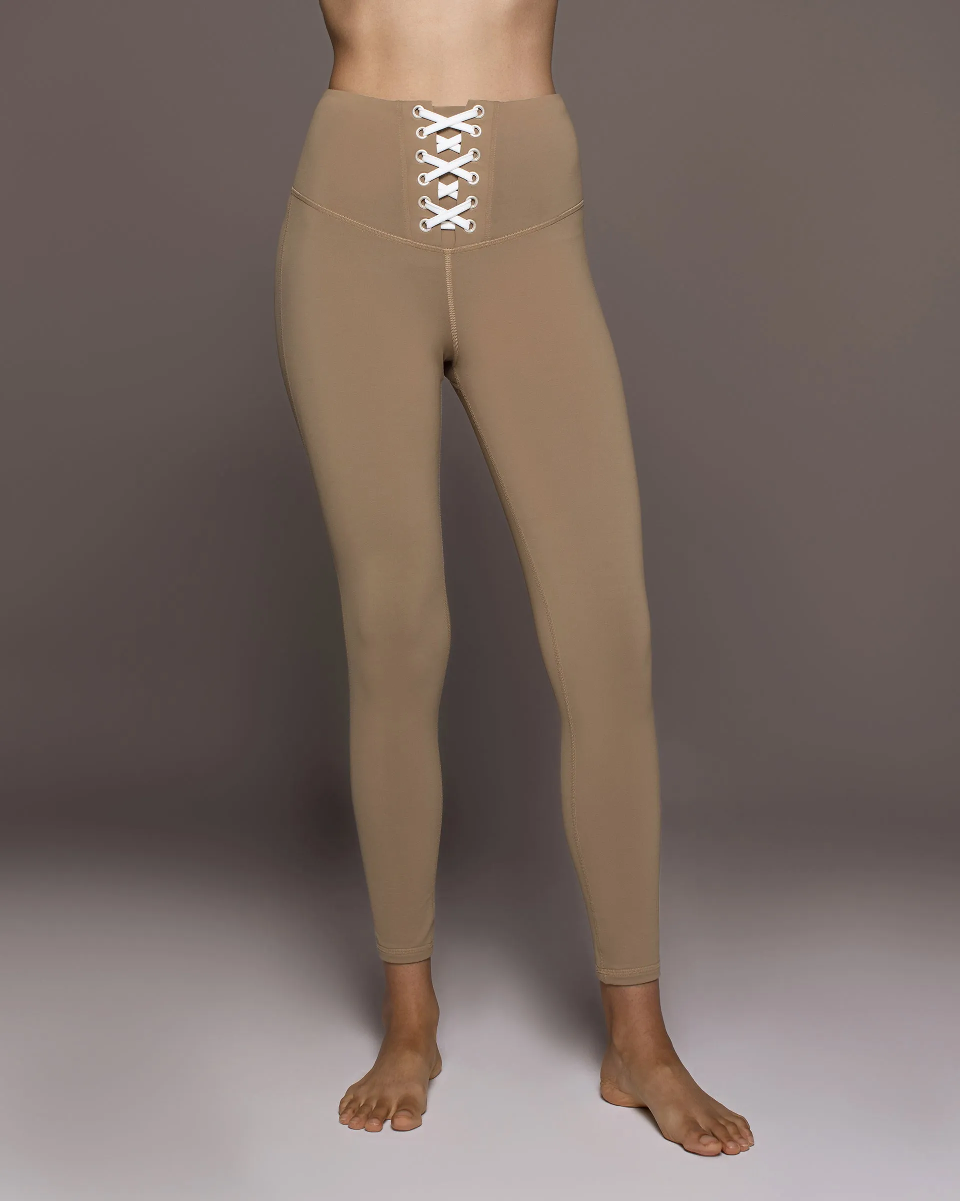 Rebel Legging | Sable/White MICHI
