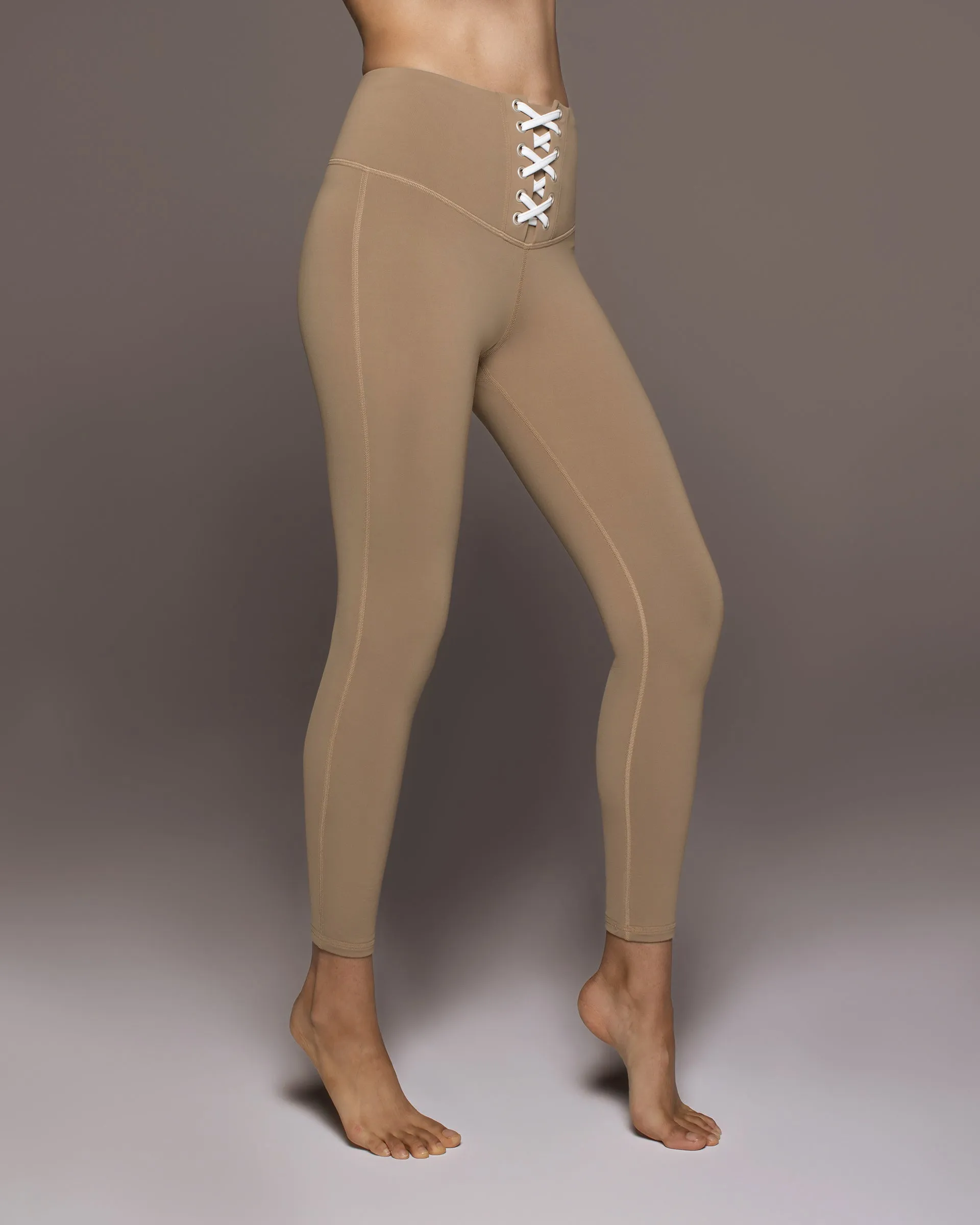 Rebel Legging | Sable/White MICHI