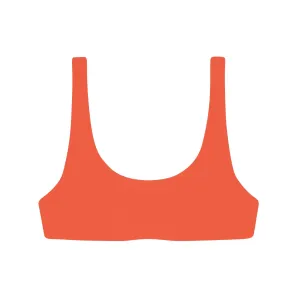 Rounded Edges Top | Melon Matte JADE SWIM