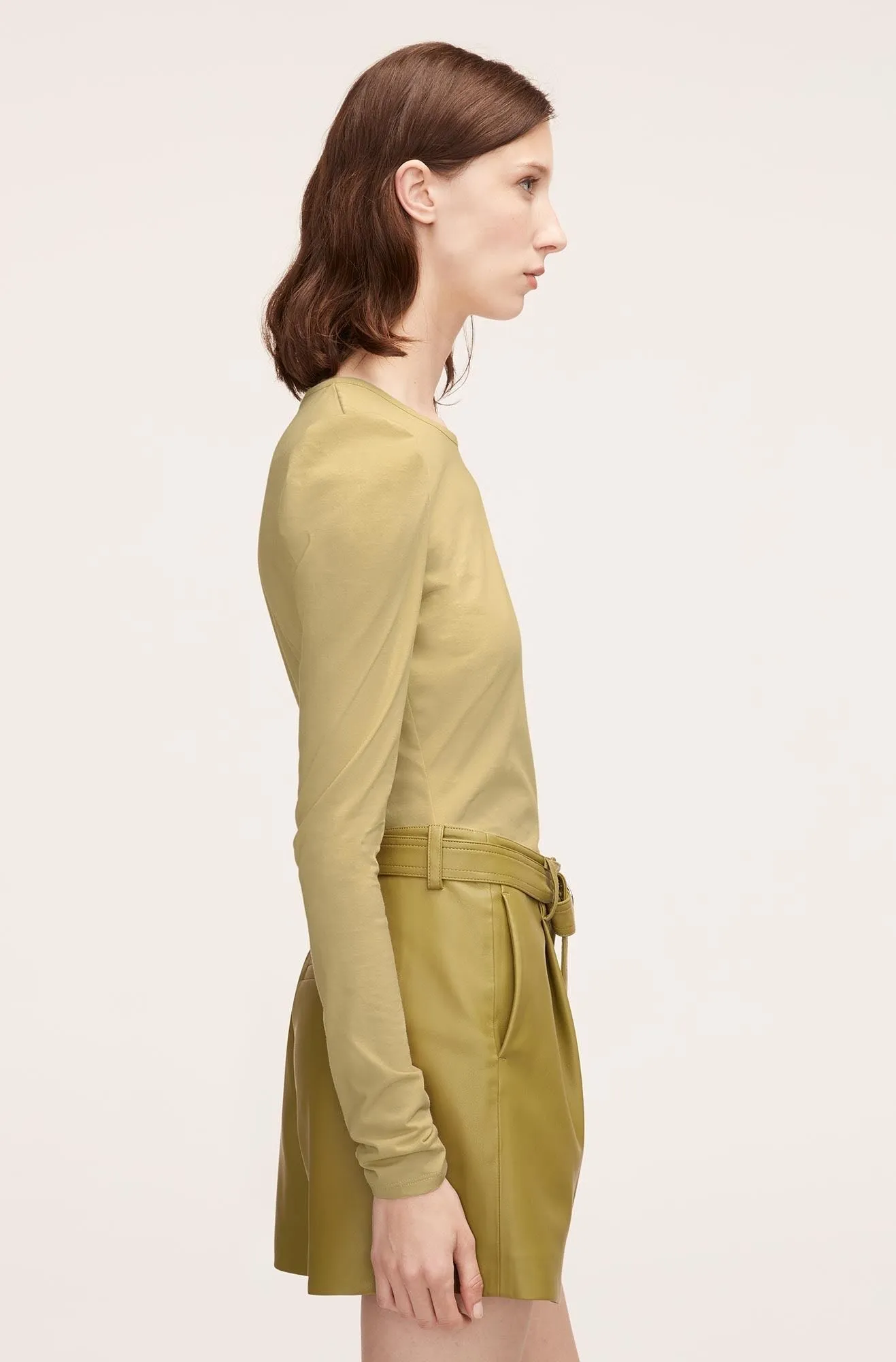 Ruched Ls Top | Manzanilla REBECCA TAYLOR
