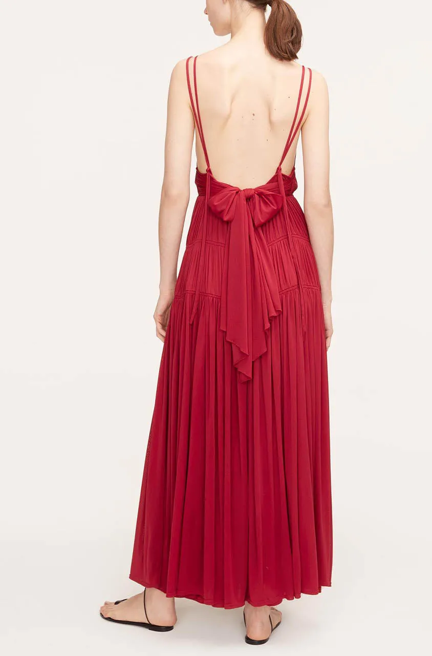 Ruched Mesh Maxi Dress | Hibiscus REBECCA TAYLOR