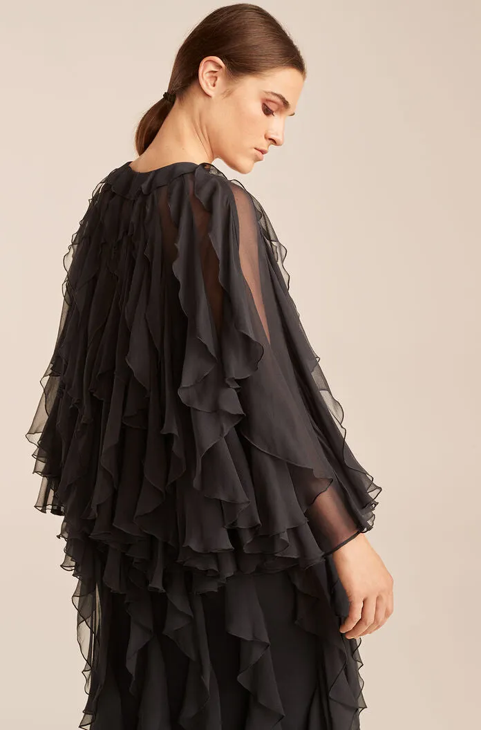 Ruffle Top | Dusk REBECCA TAYLOR