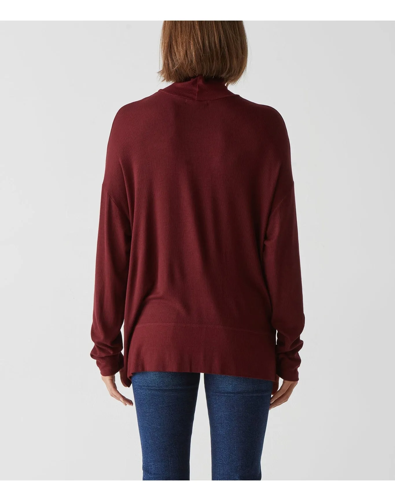 Ryan Mock Neck Top | Boysenberry MICHAEL STARS
