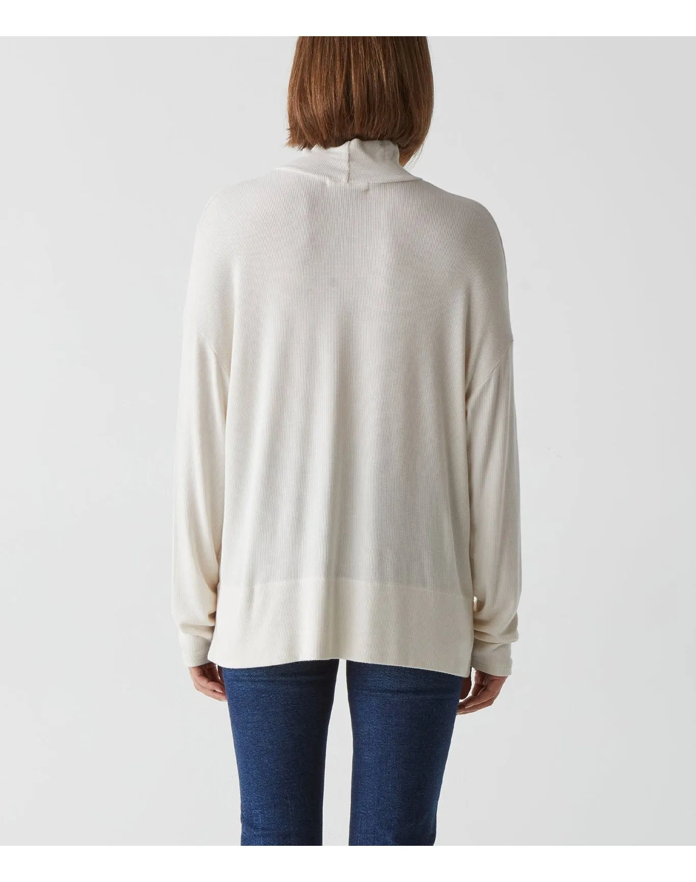 Ryan Mock Neck Top | Chalk MICHAEL STARS