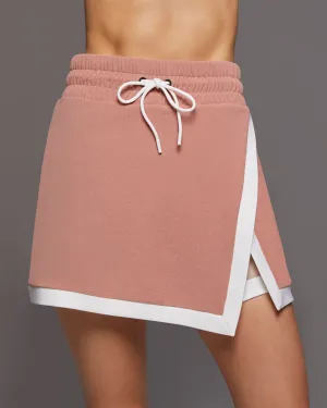 Sabato Skirt | Pink Sand/White MICHI