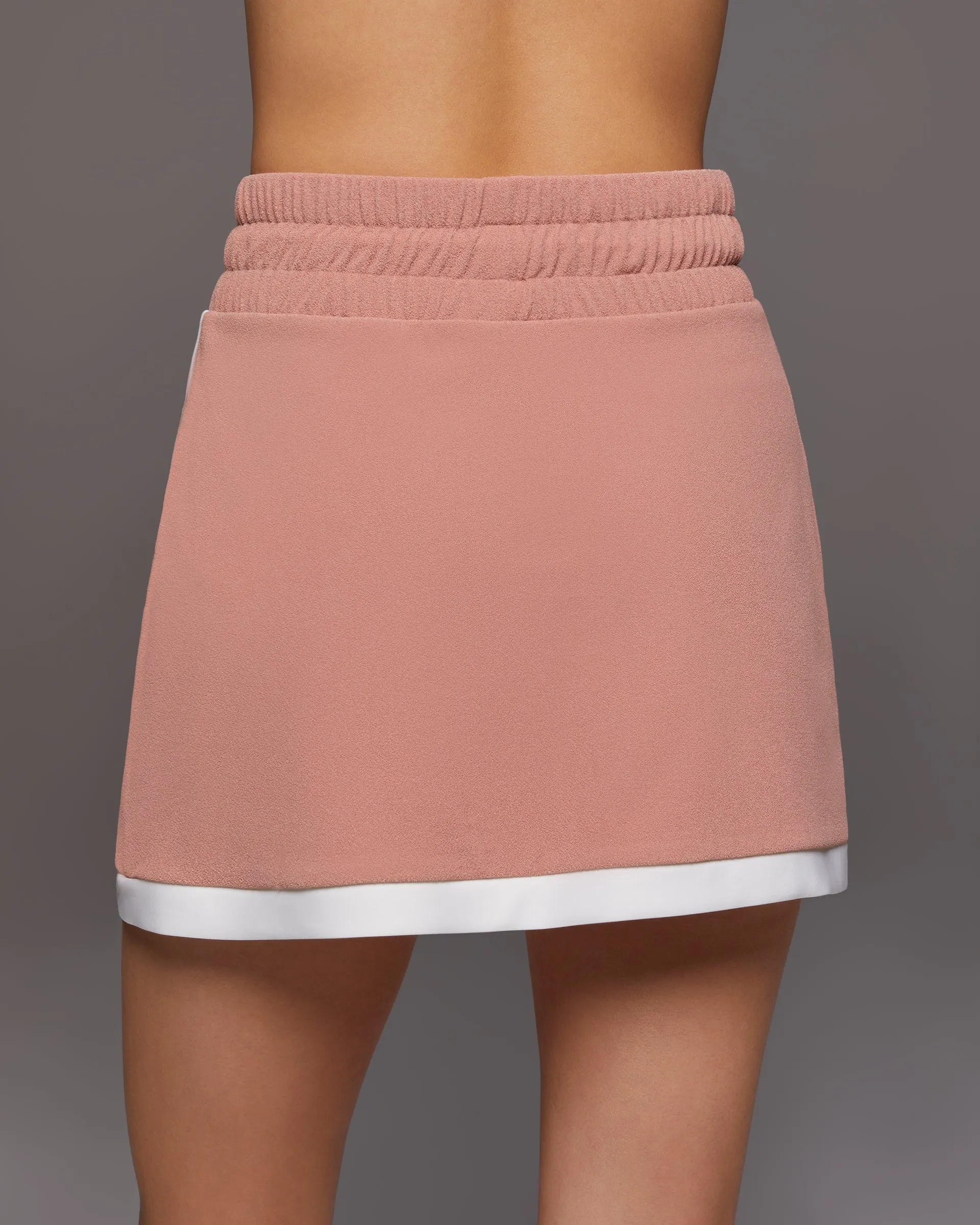 Sabato Skirt | Pink Sand/White MICHI
