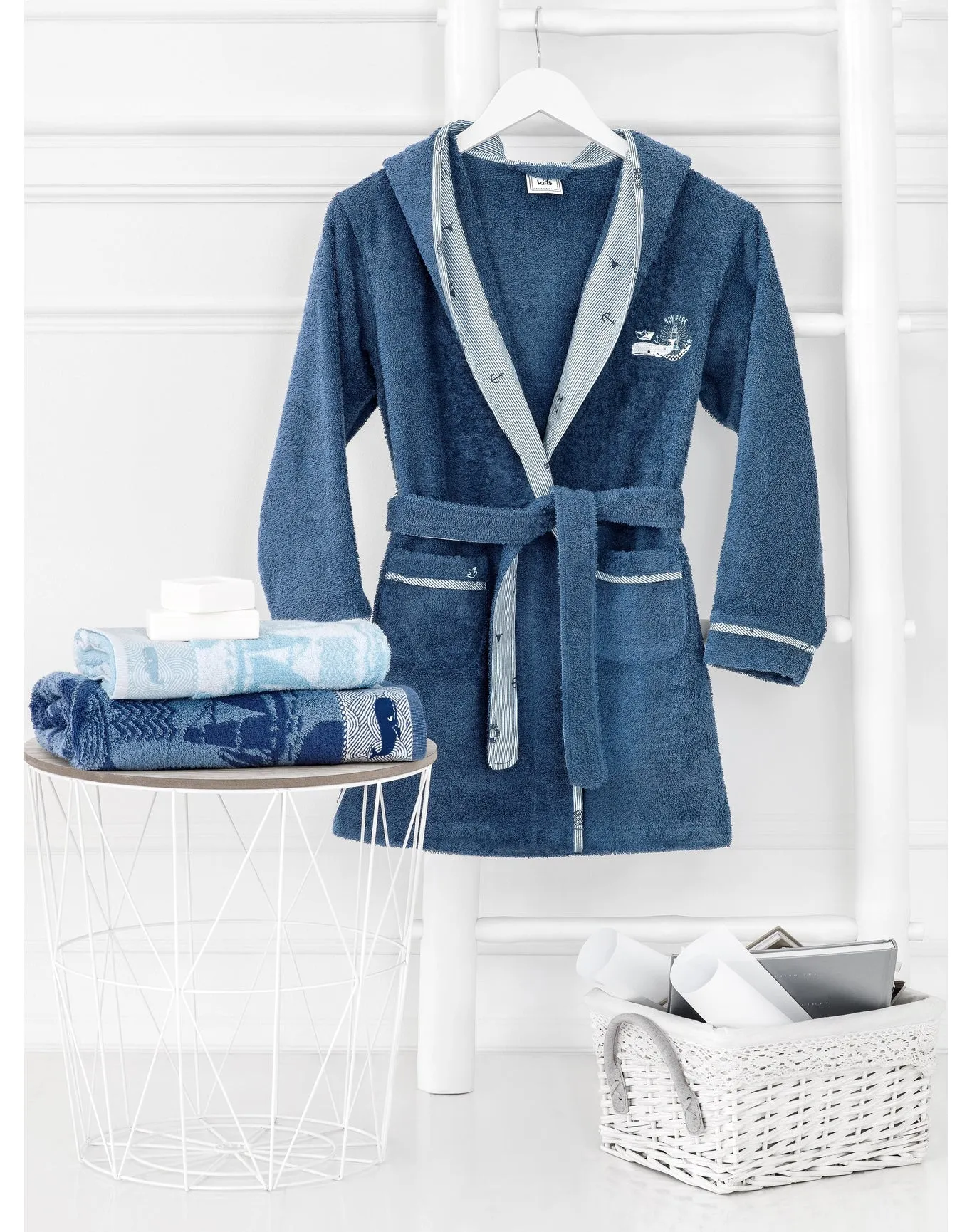 Sea Adventures Child Bathrobe | Blue TOGAS