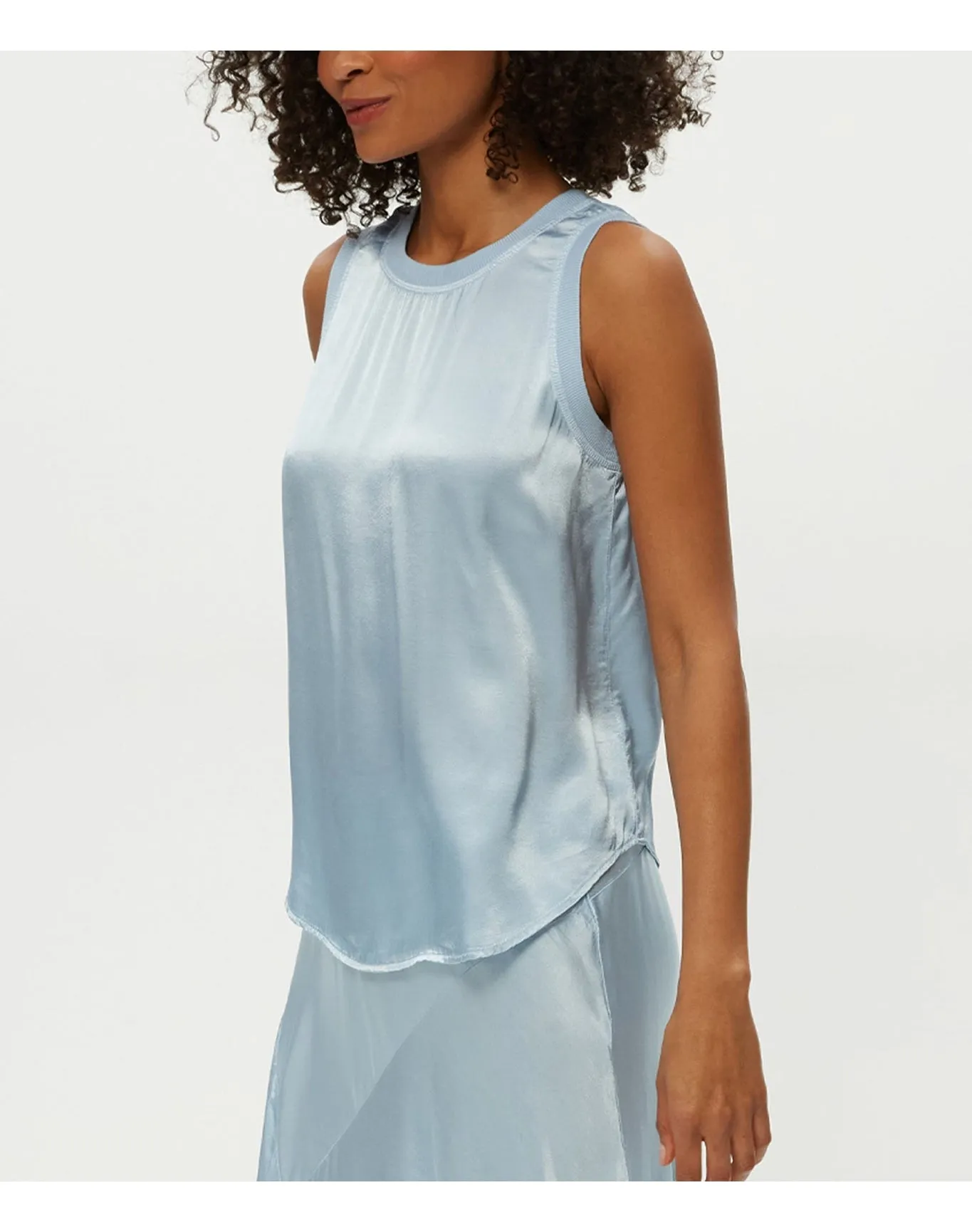 Shay Satin Tank | Fountain MICHAEL STARS