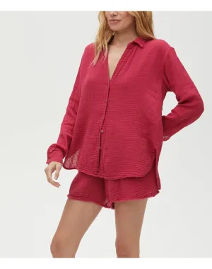 Sia Gauze Short | Sangria MICHAEL STARS