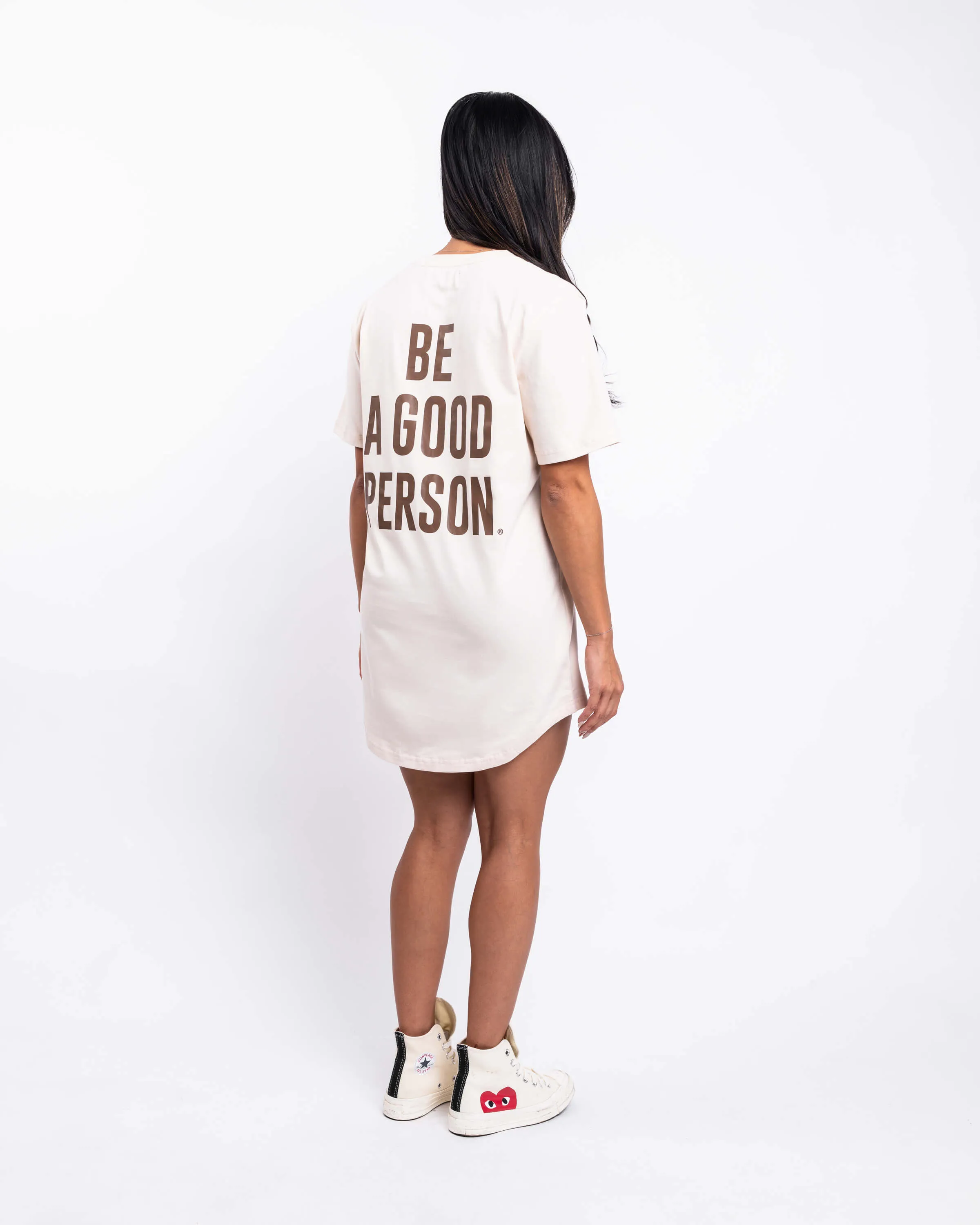 Signature Heavyweight Scallop T-Shirt - Latte