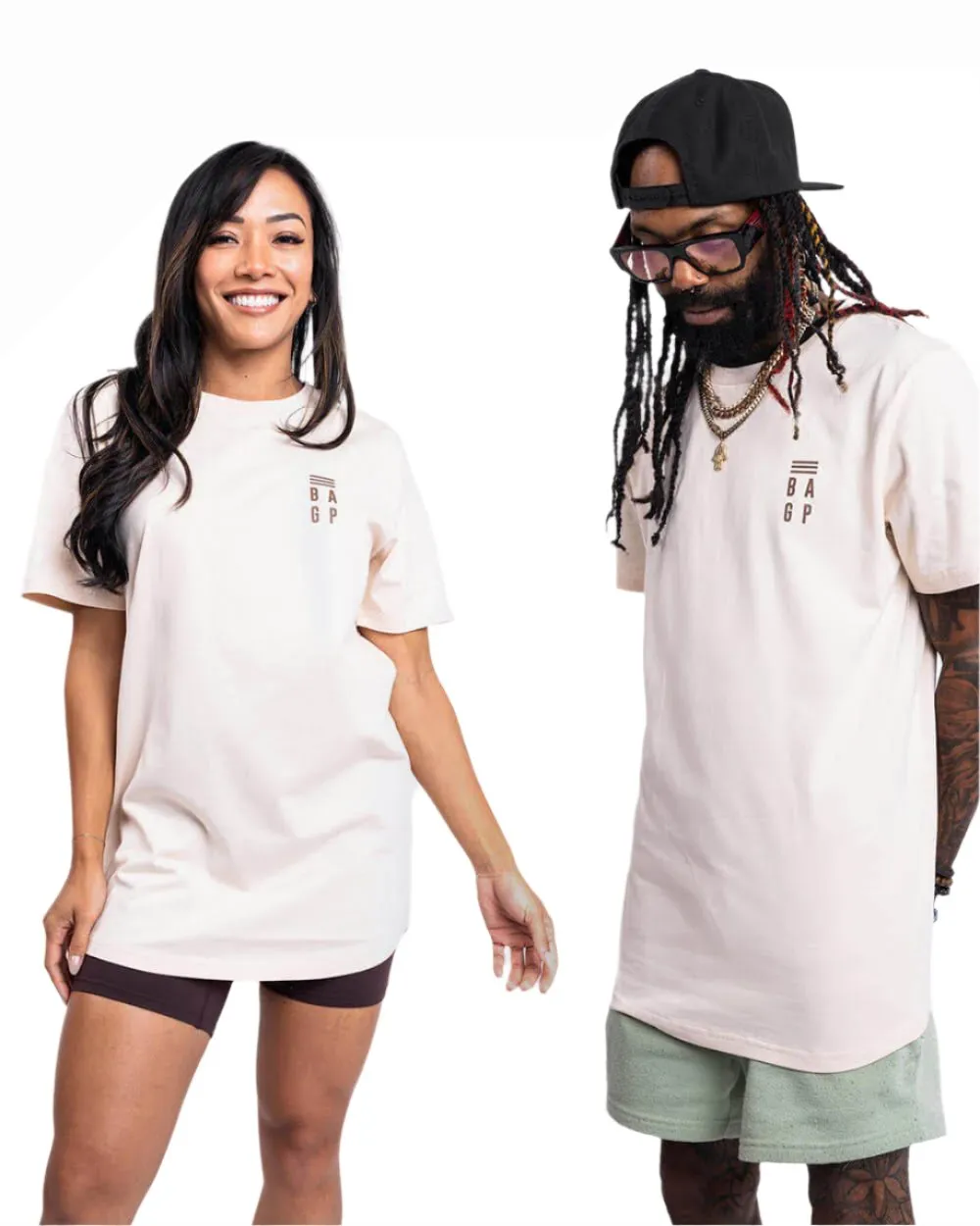 Signature Heavyweight Scallop T-Shirt - Latte