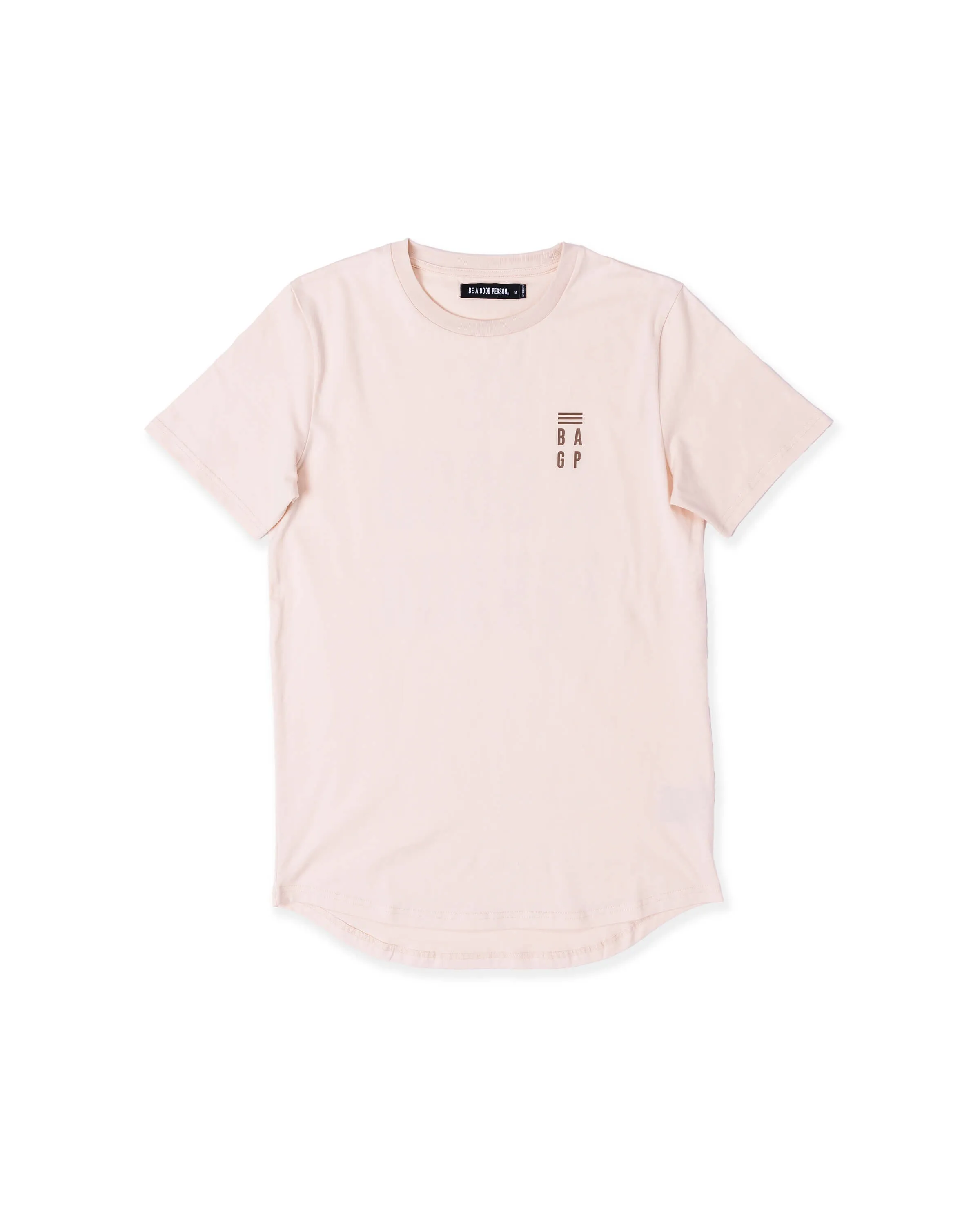 Signature Heavyweight Scallop T-Shirt - Latte