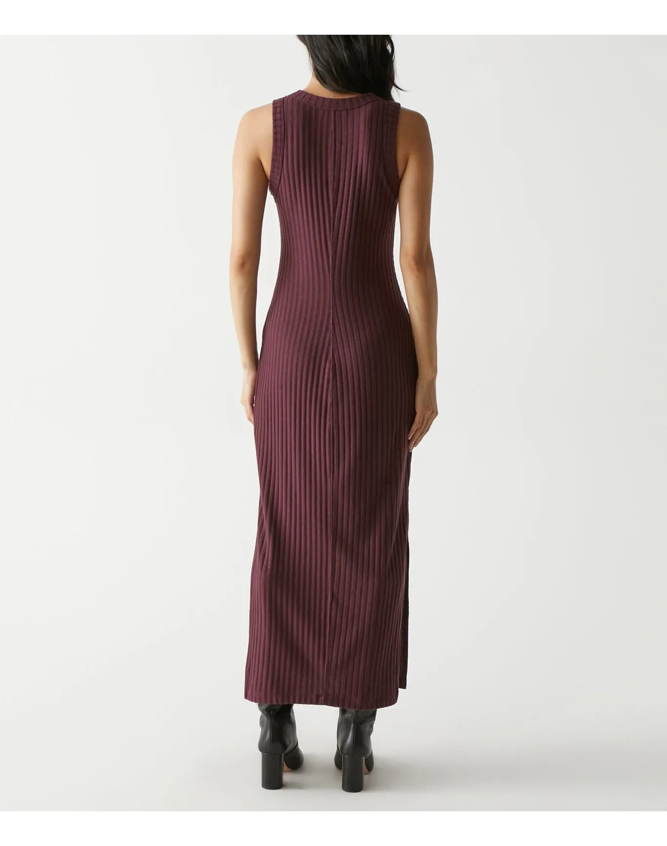 Solana Ribbed Maxi Dress | Plum MICHAEL STARS