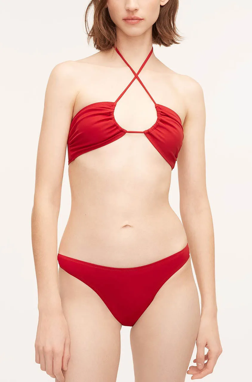 Solid Halter Bikini Top | Rabararo REBECCA TAYLOR