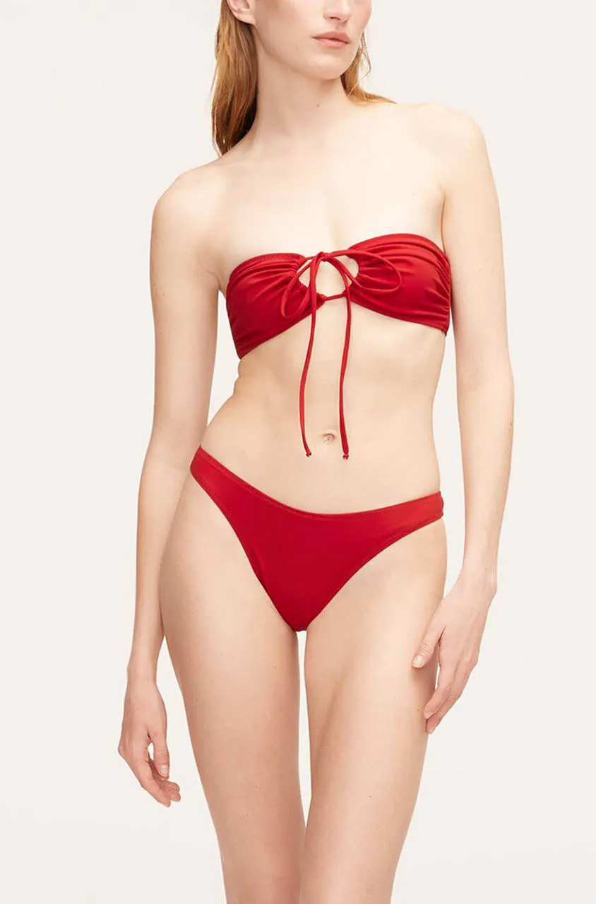 Solid Halter Bikini Top | Rabararo REBECCA TAYLOR