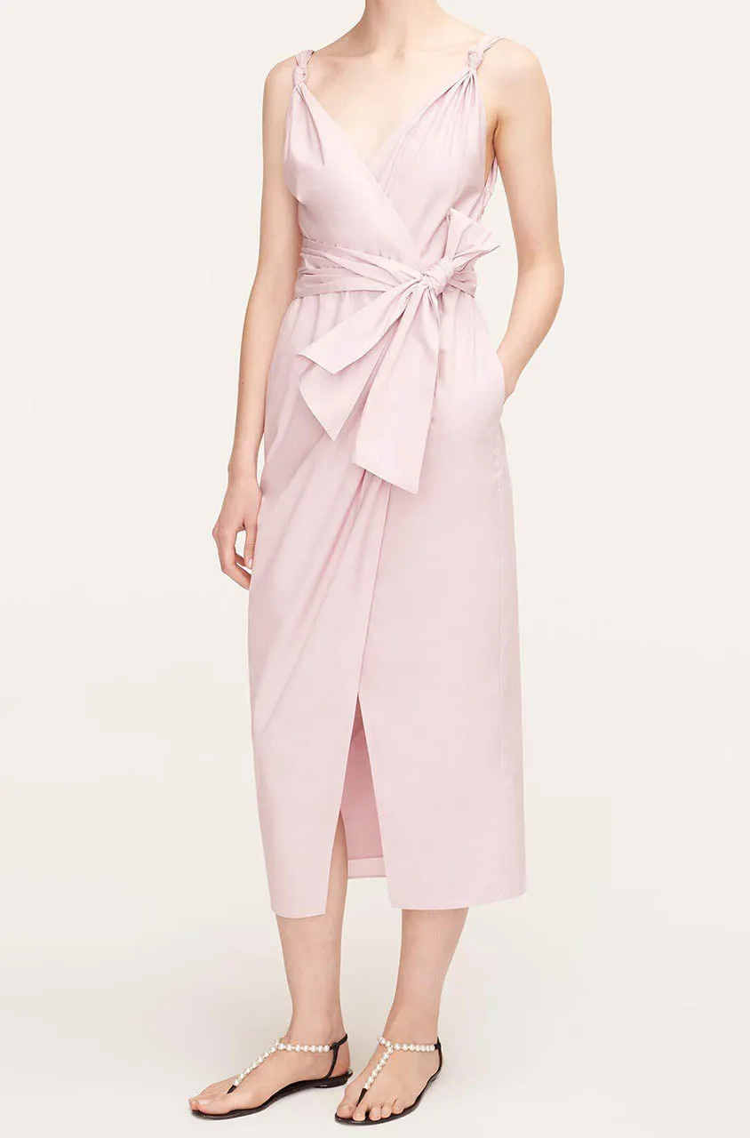 Solid Poplin Whisper Dress | Pale Orchid REBECCA TAYLOR