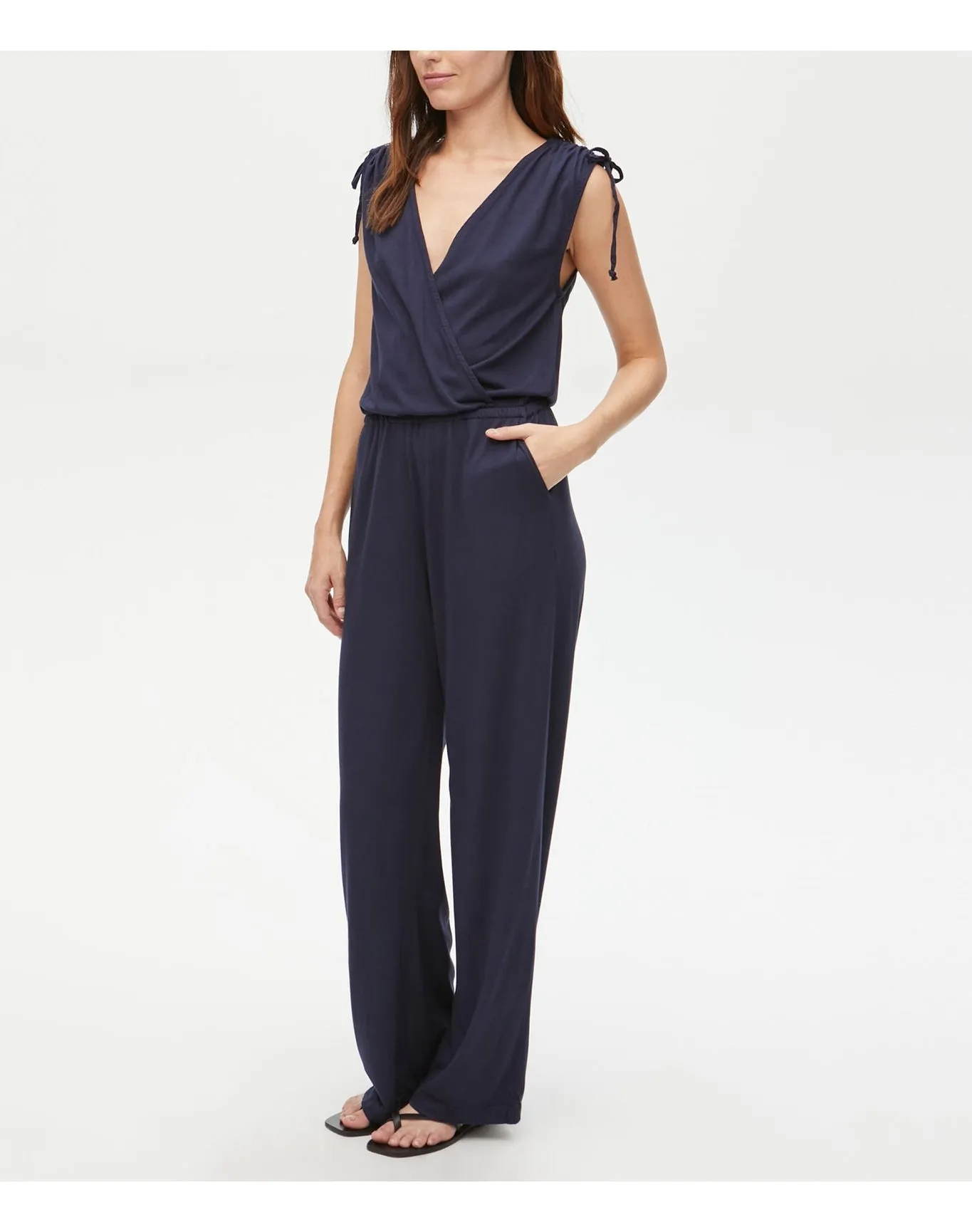 Sonya Surplice Jumpsuit | Admiral MICHAEL STARS