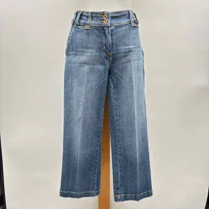 St. John Sport Women's Size 2 Blue Solid Jeans