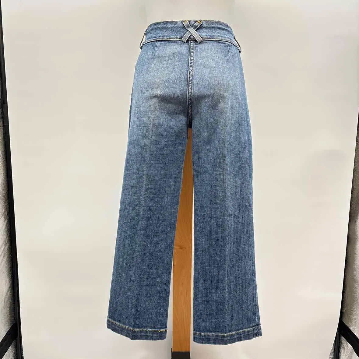 St. John Sport Women's Size 2 Blue Solid Jeans