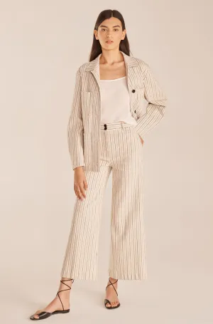 Striped Jean | Yarn Dye Stripe Ivory Combo REBECCA TAYLOR