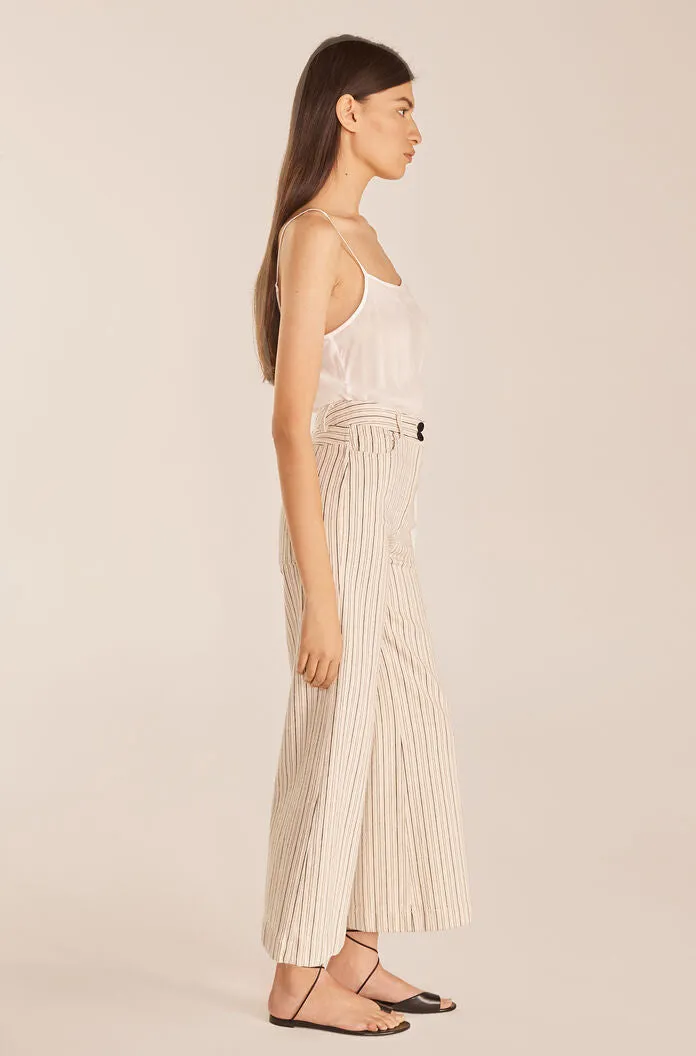 Striped Jean | Yarn Dye Stripe Ivory Combo REBECCA TAYLOR