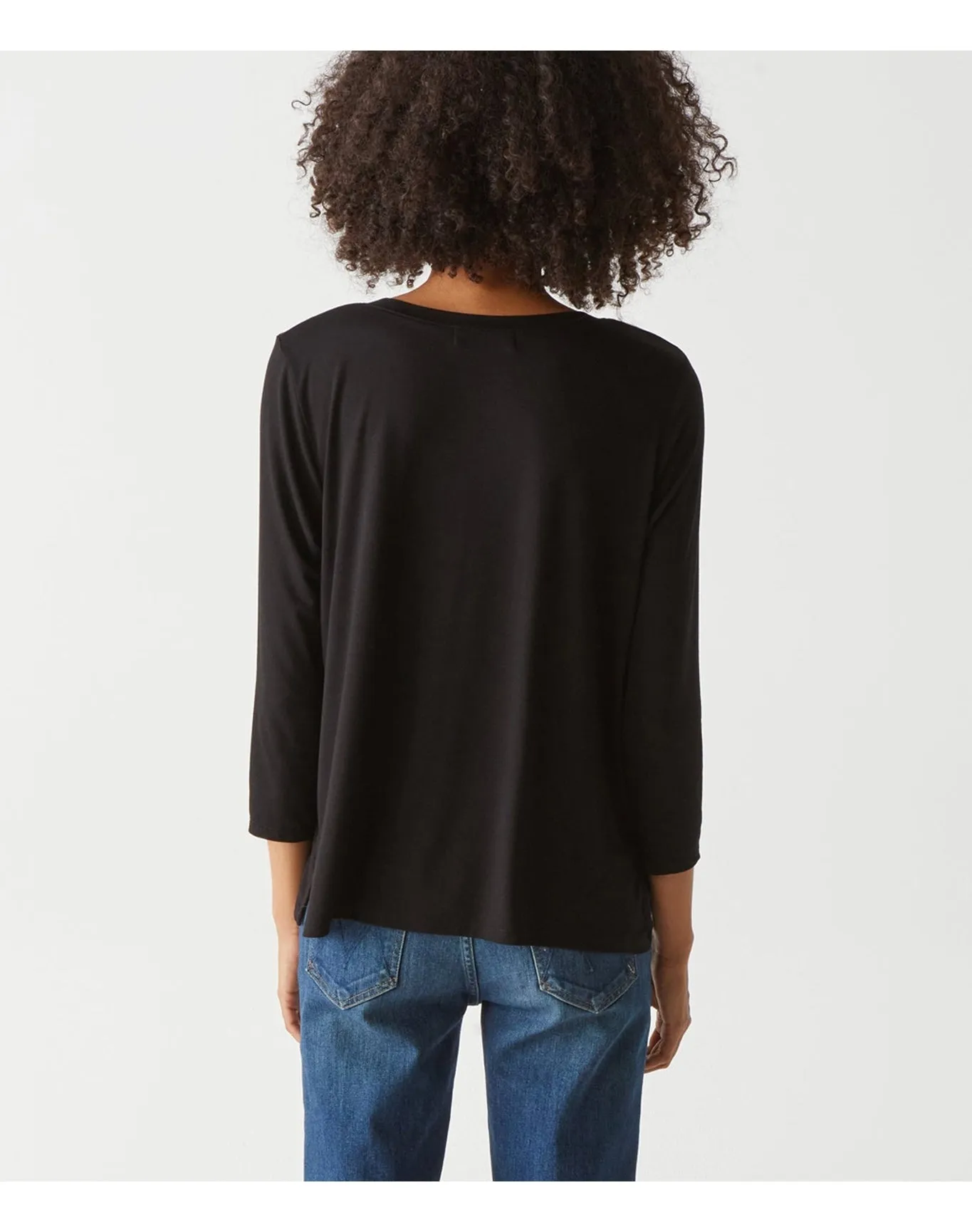 Sue V-Neck Tee | Black MICHAEL STARS