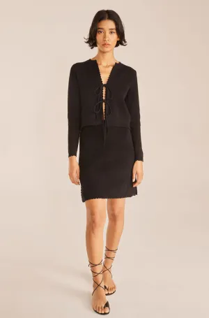 Sunflower Skirt | Black REBECCA TAYLOR