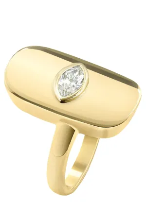 Synchronicity Marquise Diamond Ring