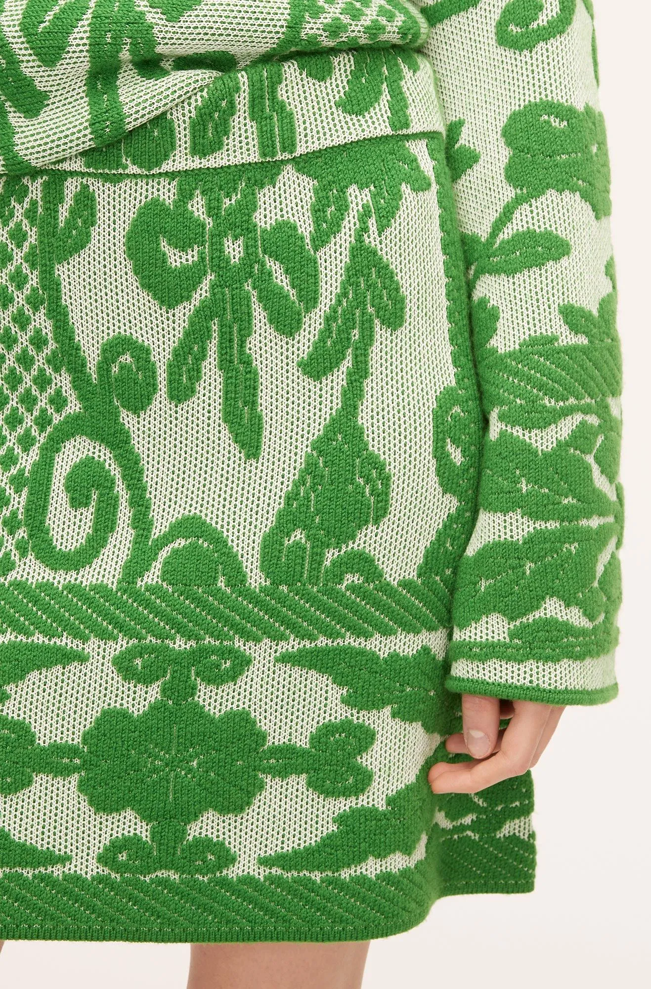 Tapestry Jacquard Skirt | Tapestry Fleur Golf Combo REBECCA TAYLOR
