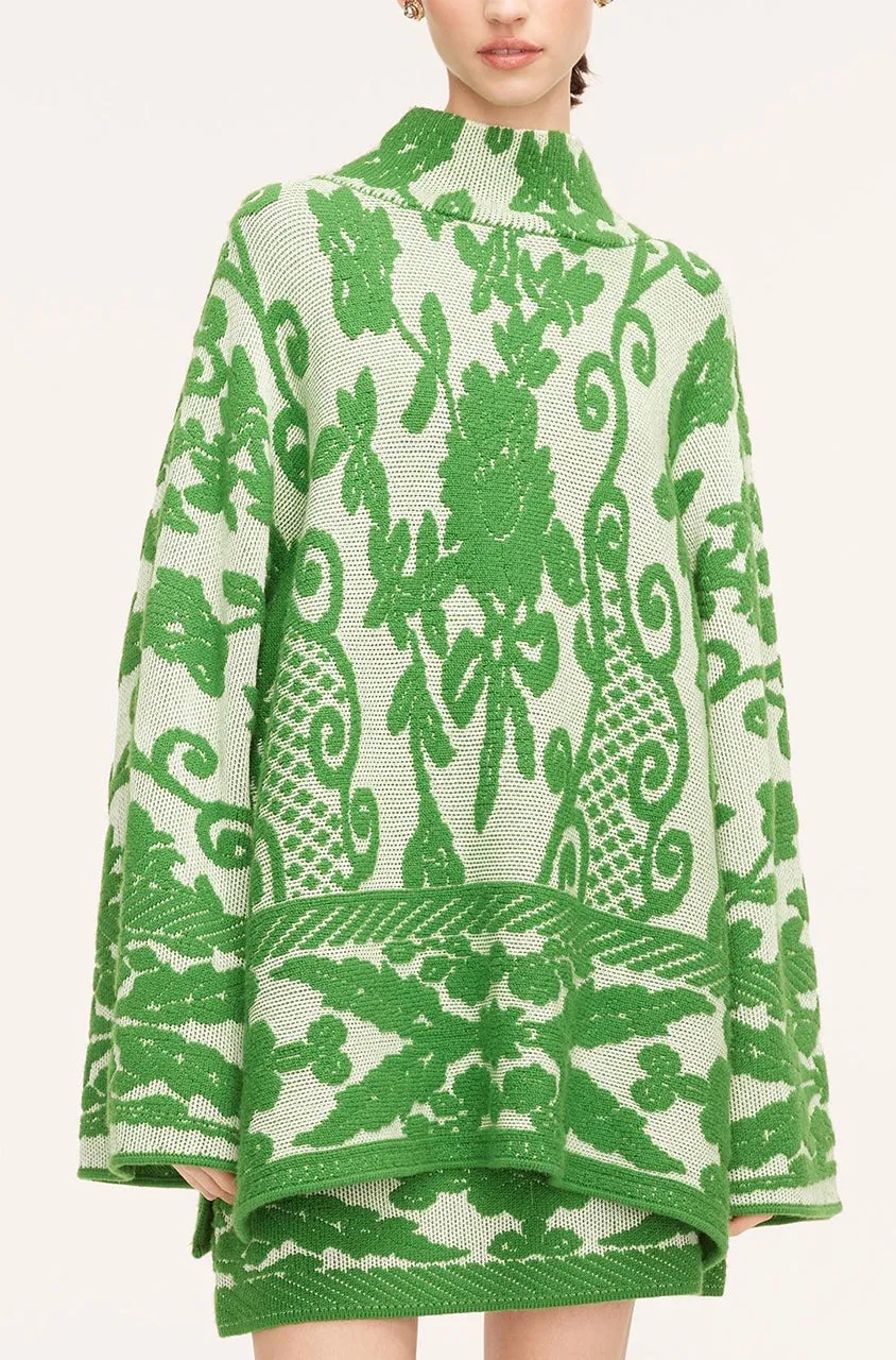 Tapestry Jacquard Turtleneck | Tapestry Fleur Golf Combo REBECCA TAYLOR