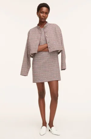 Techy Houndstooth Shift Dress | Techy Houndstooth Quartz Combo REBECCA TAYLOR