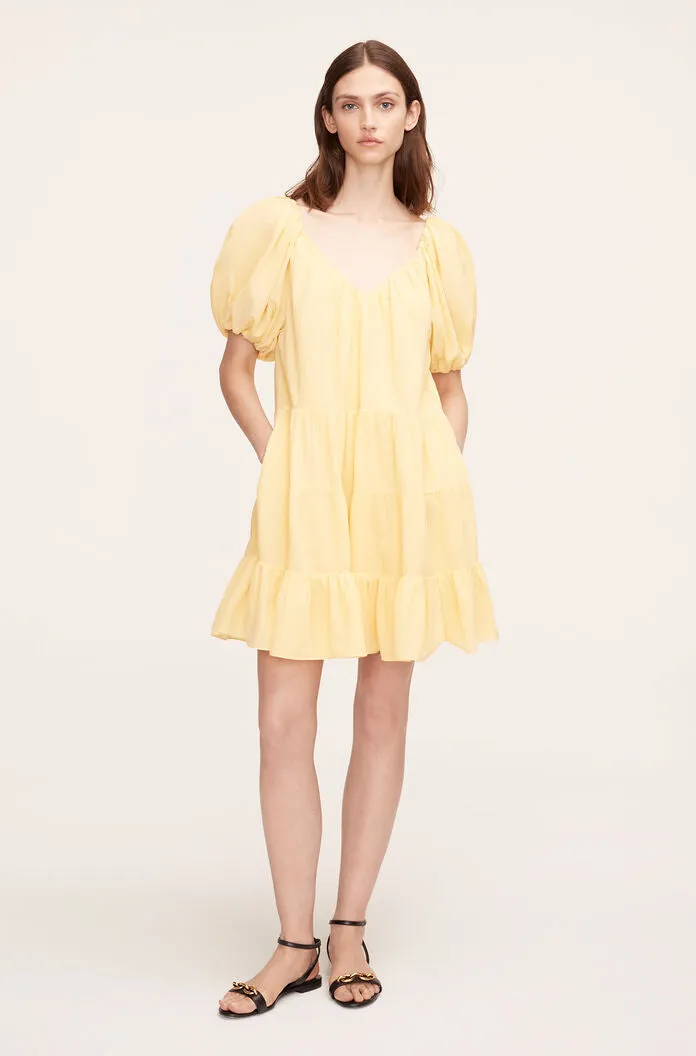 Textured Tiered Dress | Chamomile REBECCA TAYLOR